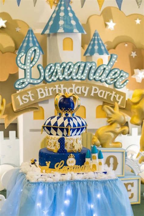Maybe you would like to learn more about one of these? Kara's Party Ideas Cake Table from a Royal Prince 1st ...