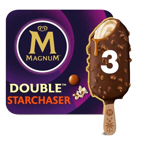 Magnum Double Starchaser Chocolate Caramel Popcorn Flavour Ice Cream