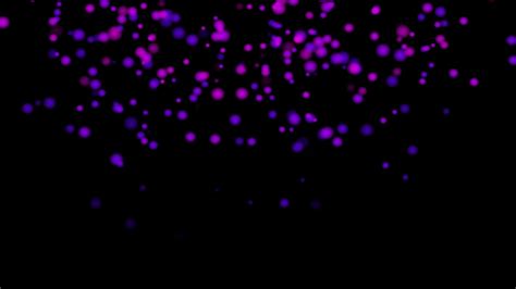 Purple Particles Glowing On The Black Background Black Background With Light Particles Across