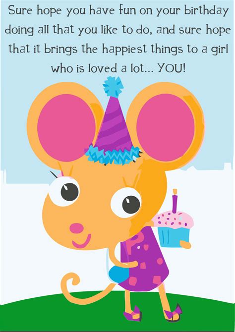 Free Printable Birthday Cards For Girls Quick And Easy — Printbirthday