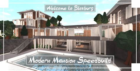Roblox Bloxburg Mansion Speed Build
