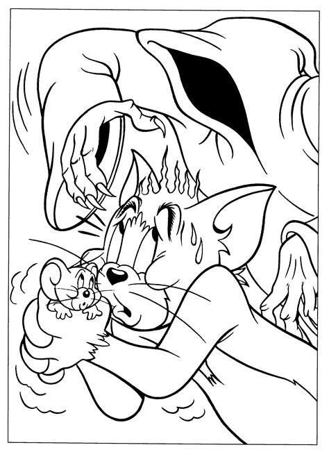 Tom et jerry Coloriages à Imprimer Colorier  Coloriages1001.fr