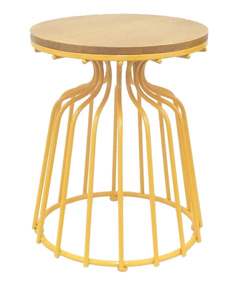Look At This Orange Accent Table On Zulily Today Table Orange Accents