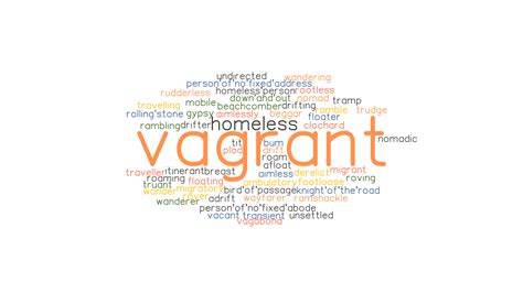 (n) a wanderer who has no established. VAGRANT: Synonyms and Related Words. What is Another Word ...