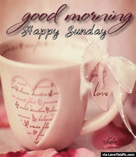 Good Morning Happy Sunday  Pictures Photos And Images