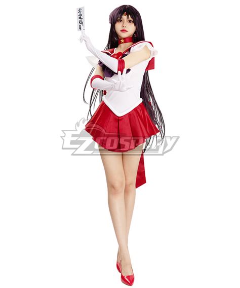 Custom Made Size Sailor Moon Sailor Mars Hino Rei Cosplay Costume