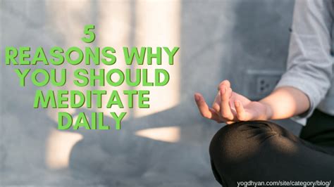5 reasons why you should meditate daily yog dhyan
