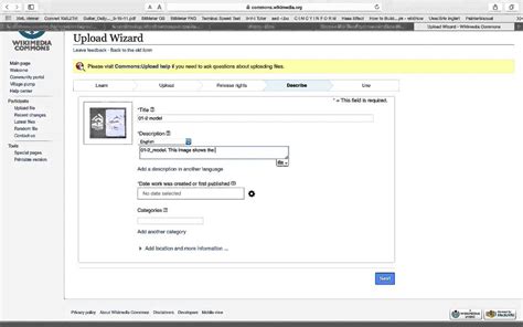 How To Upload A File To Your Wikimedia Commons Account Youtube