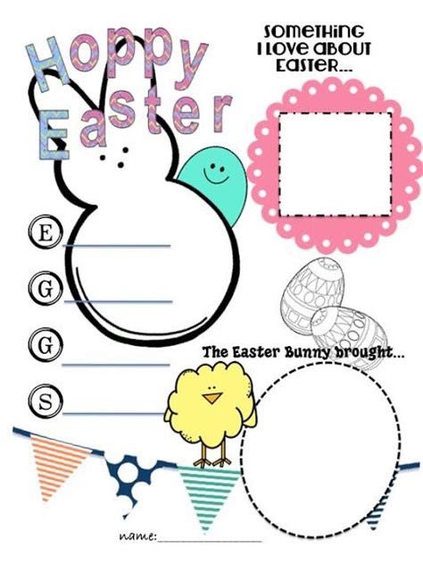 Easter Graphic Organizer Poster Freebie Graphic Organizers Easter
