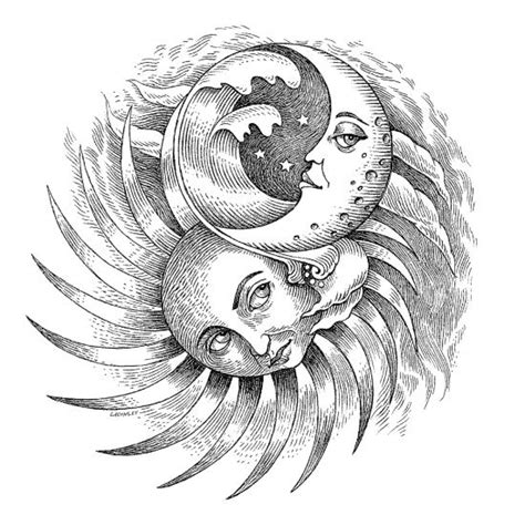 Moon And Sun By Laurie A Conley Sun Moon Stars Sun And Stars Cool