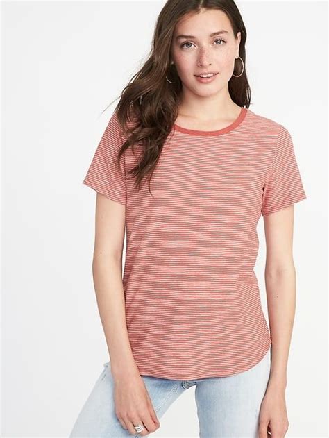Roxy knit boyfriend vneck cardigan. EveryWear Striped Slub-Knit Tee for Women | Tees for women ...