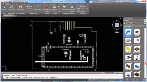 Factory Layout Design Part 1 Of 4 Autocad Youtube