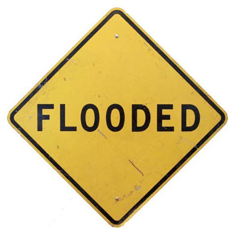 Flooded Warning Sign Air Designs