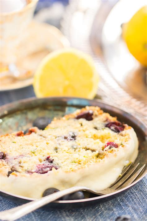 In a smaller bowl, sift together flour, salt and baking powder and whisk to evenly distribute salt and baking powder. Lemon Blueberry Zucchini Bread with Lemon Glaze - The Gold ...