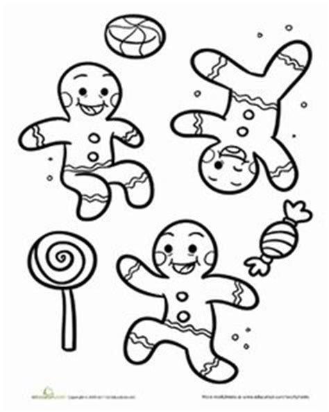 Transfer to lightly greased bake sheet and. Gingerbread Man Coloring Page | gingerbread | Pinterest ...