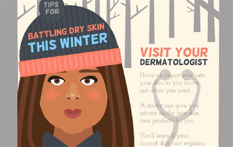 Tips For Battling Dry Skin This Winter Infographic Visualistan