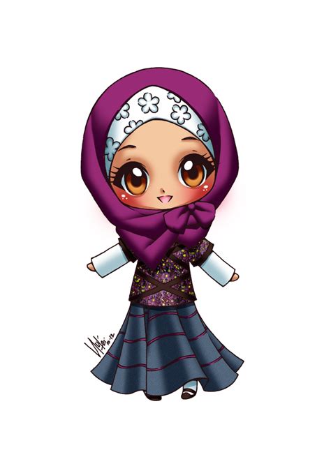 Transparent Hijab Anime Png Hijaber Gallery