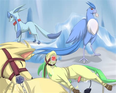 Rule 34 Articuno Glaceon Leafeon Legendary Pokémon Male Only Ninetales Pokemon Straight Hair