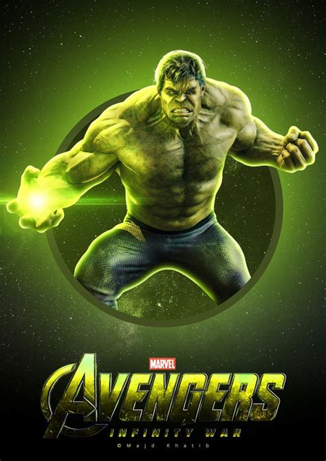 Avengers Infinity War Hulk Majd Khatib Posterspy