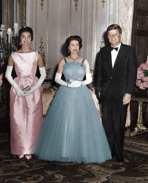 Her Majesty The Queen On Instagram Her Majesty The Queen With The Kennedys At Buckingham