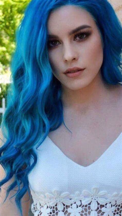 Sexy Soft Blue Hair Color