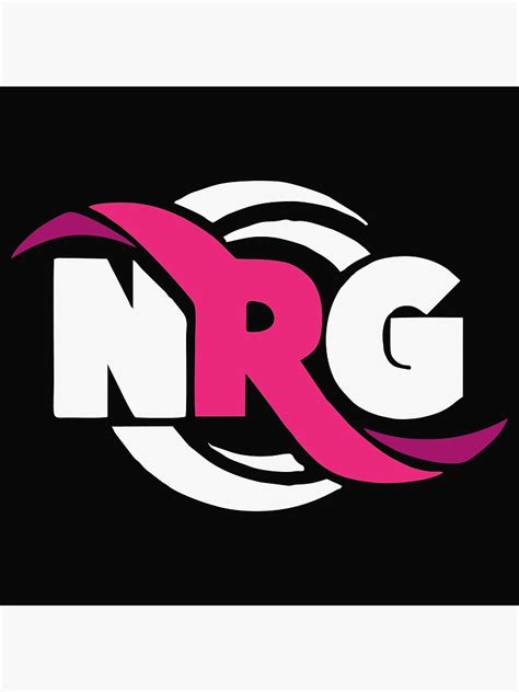 Best Selling Nrg Logo Poster For Sale By Laubreedys Redbubble