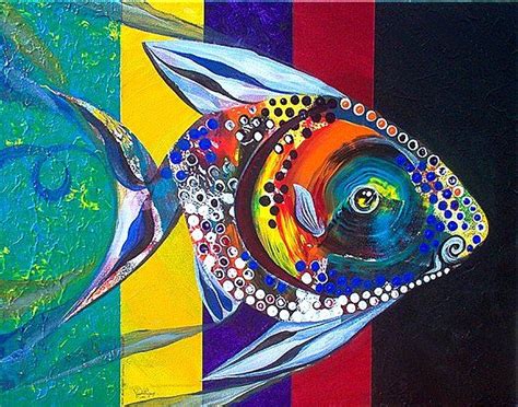 Get the best deals on fishing art abstract paintings. J. Vincent Scarpace, Artist. Original Abstract Fish Art ...