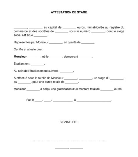 Attestation De Stage Petit Fichier Porn Sex Picture