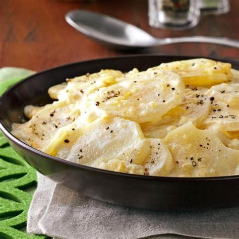 Cheesy Sliced Potatoes Recipe Taste Of Home