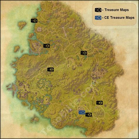 Greenshade Ce Treasure Map Color