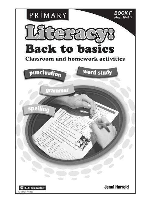 Primary Literacy Back To Basics Book F Ages 10 11 By Teacher