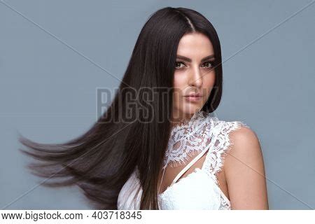 Beautiful Brown Haired Image Photo Free Trial Bigstock