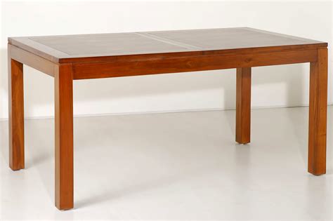 meja makan minimalis extension lipat  cm cm kayu jati