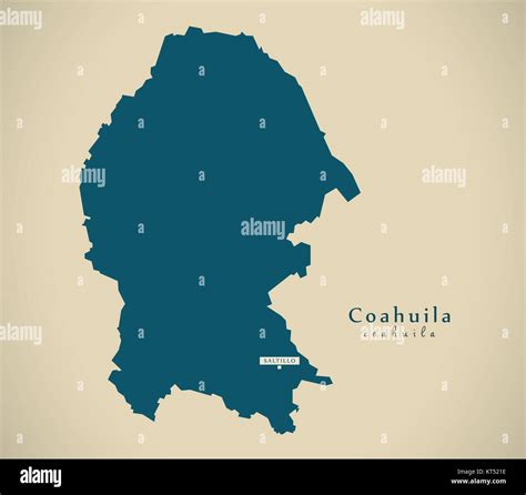 Coahuila Map Hi Res Stock Photography And Images Alamy