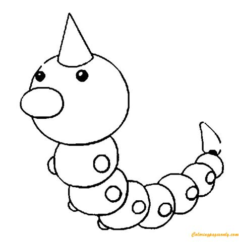 Weedle Coloring Pages Free Printable Coloring Pages F