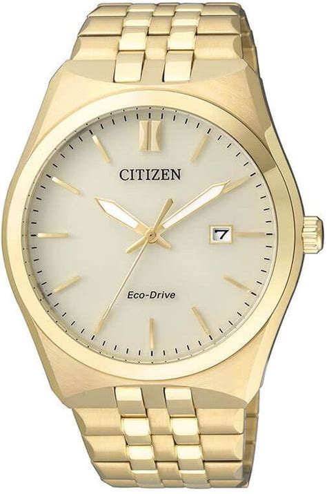 Our wide selection is eligible for free shipping and free returns. Men's Citizen Eco-Drive Solar Gold Tone Watch BM7332-61P