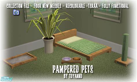 The Sims Resource Pampered Pets Mesh Set
