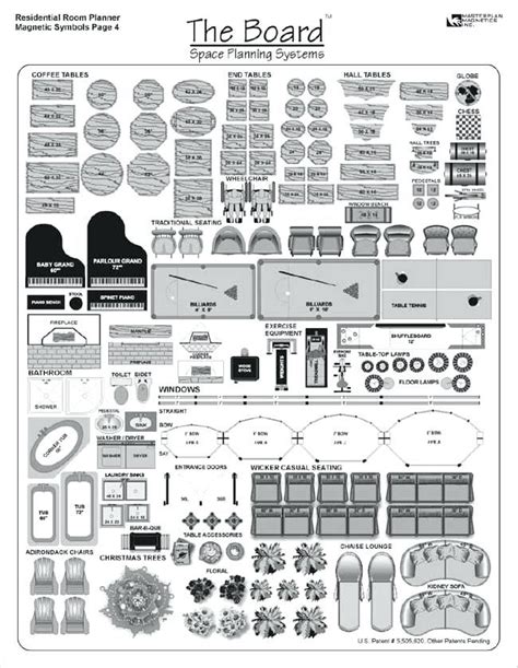 Free furniture templates interior design template furniture templates 1 4 inch scale floor plan and furniture layout scale house furnishing template interior design template. Furniture To Scale Cutouts - Furniture Designs