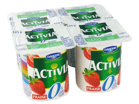 Danone activia, fraise le pot de 4 x 125 gram - Tous les produits yaourts bifidus, santé & soja ...