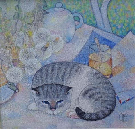 Natalya Trubina Katzen Kunst Tierkunst