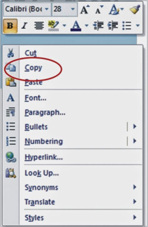 copy cut dan paste dalam microsoft word belajar microsoft office