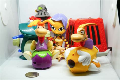 Extremely Rear Ubisoft Rayman Figures French Mcdonalds Happy Meals