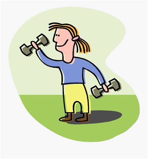 Exercise Weight Loss Clip Art Strength Training Cartoon Free
