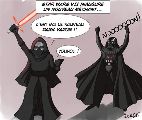 Qui aurait crû qu'un jour quelqu'un pouvait dessiner un dark vador kawaii sans subir les foudres du côté obscur de la force. Le réveil, meilleur ami de l'étudiant ? - Cases Départ