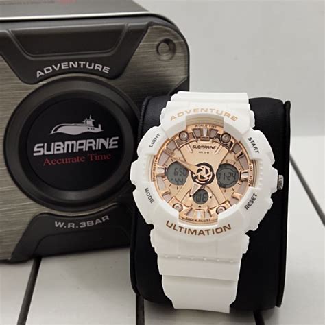 Submarine Tp Rubber Original Watch Jam Tangan Perempuan Women S