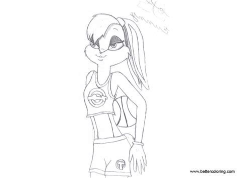 Free printable space jam coloring pages. Space Jam Coloring Pages Fan Art by inKarnidine - Free ...