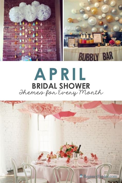 Bridal Shower Party Themes For Each Month Party Planning