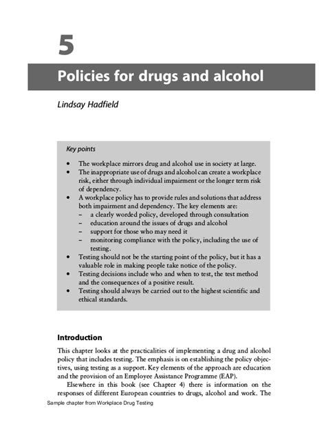 9 Drug And Alcohol Policy Examples Pdf Examples