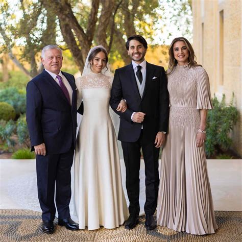 Queen Rania Had Princess Imans Name On Wedding Clutch