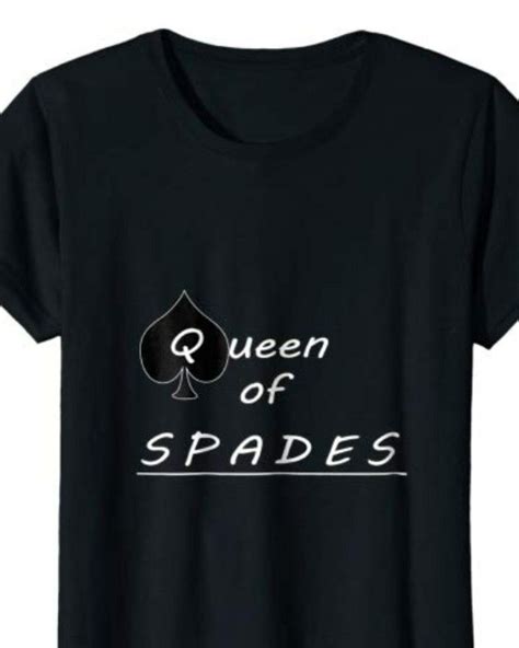 Queen Of Spades Mens Tops Mens Tshirts Mens Graphic Tshirt